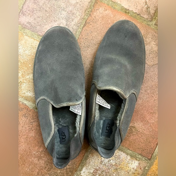 Men’s UGG Cooke Grey Slipper Size 11 - Picture 1 of 4